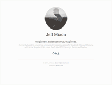 Tablet Screenshot of jeffmixon.com
